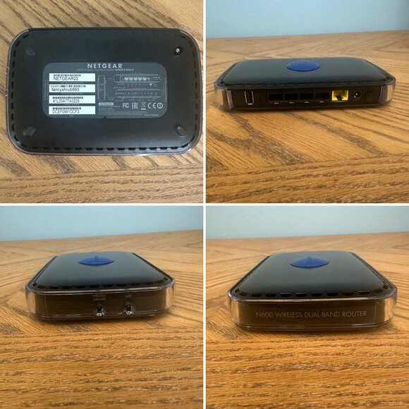 NETGEAR N600 Wireless Dual Band Router 4 Ports Wi-Fi WNDR3400 - Picture 3 of 6